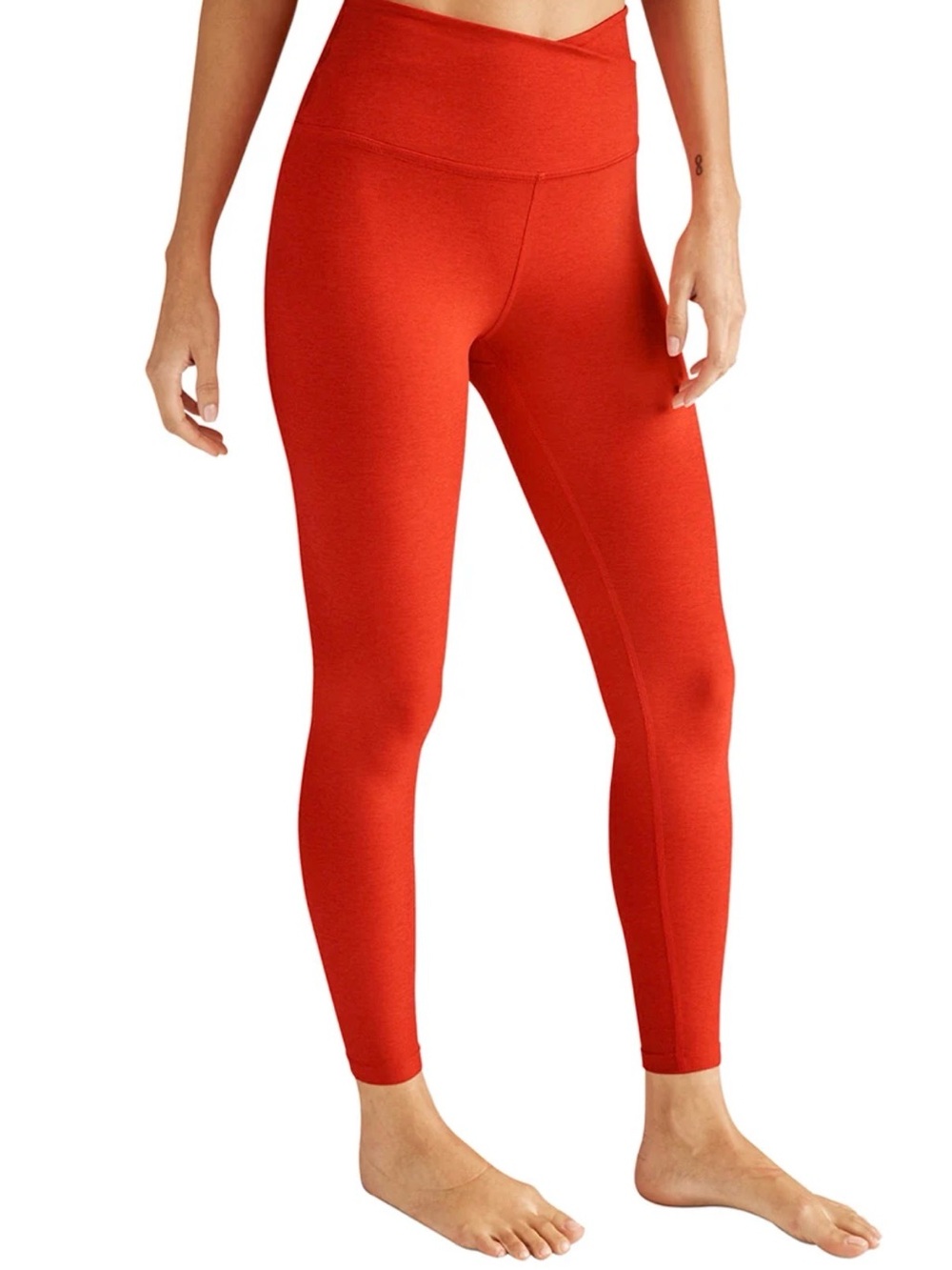 Beyond Yoga High-Rise Orange-Red Leggings